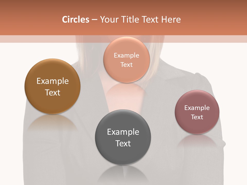 A Woman Is Standing With Her Arms Crossed PowerPoint Template