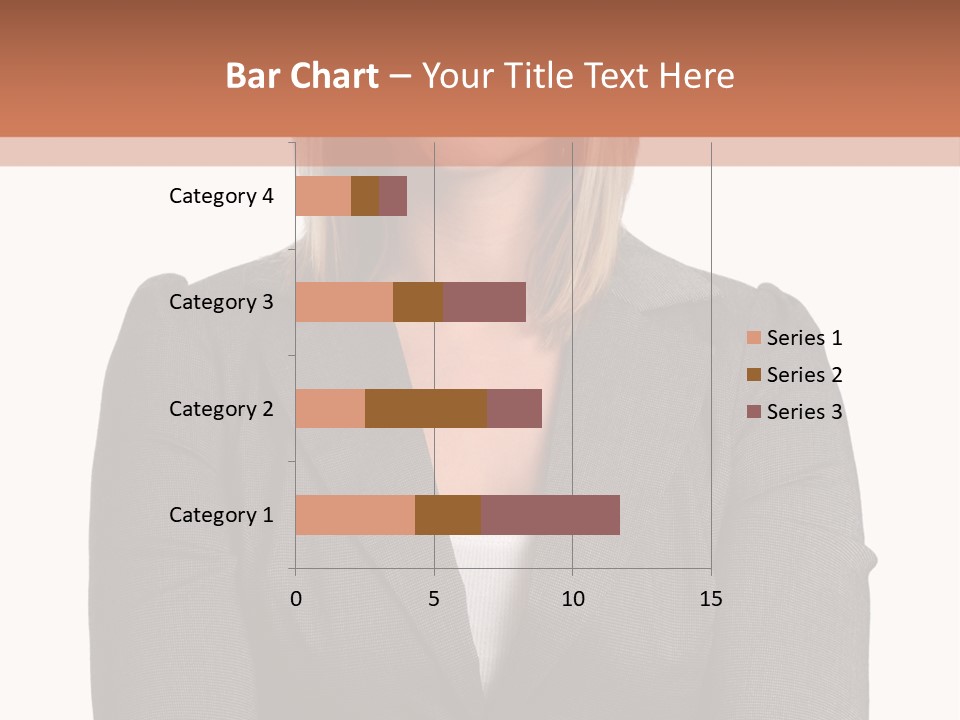 A Woman Is Standing With Her Arms Crossed PowerPoint Template