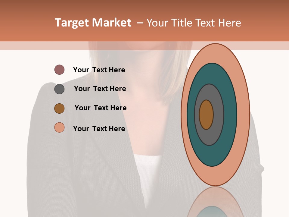 A Woman Is Standing With Her Arms Crossed PowerPoint Template