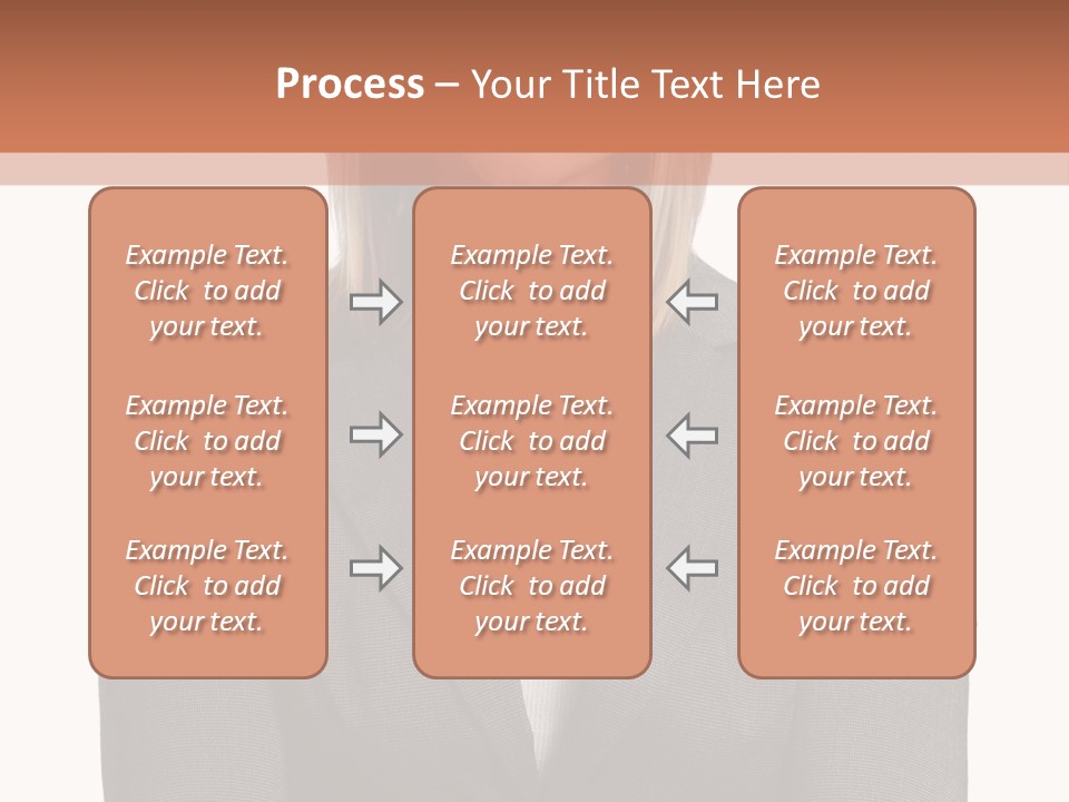 A Woman Is Standing With Her Arms Crossed PowerPoint Template