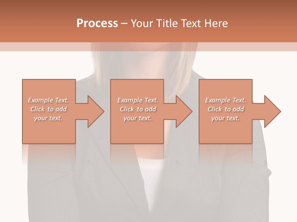 A Woman Is Standing With Her Arms Crossed PowerPoint Template