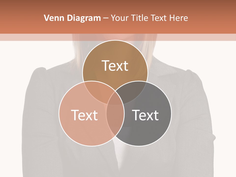 A Woman Is Standing With Her Arms Crossed PowerPoint Template