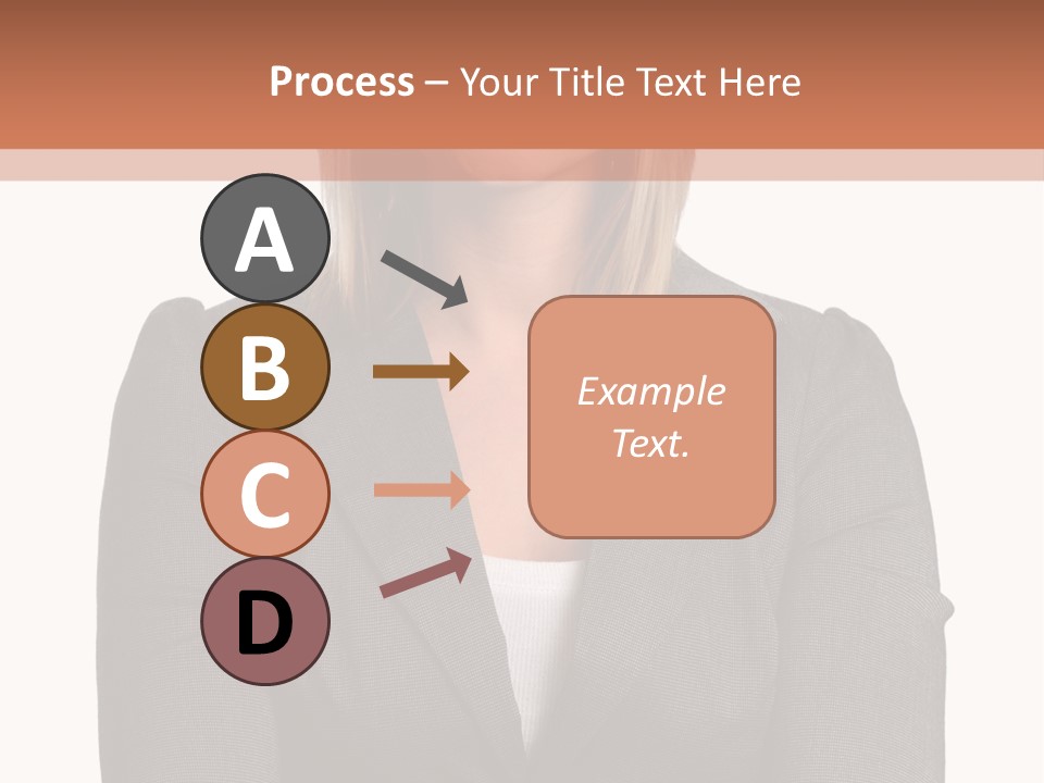 A Woman Is Standing With Her Arms Crossed PowerPoint Template