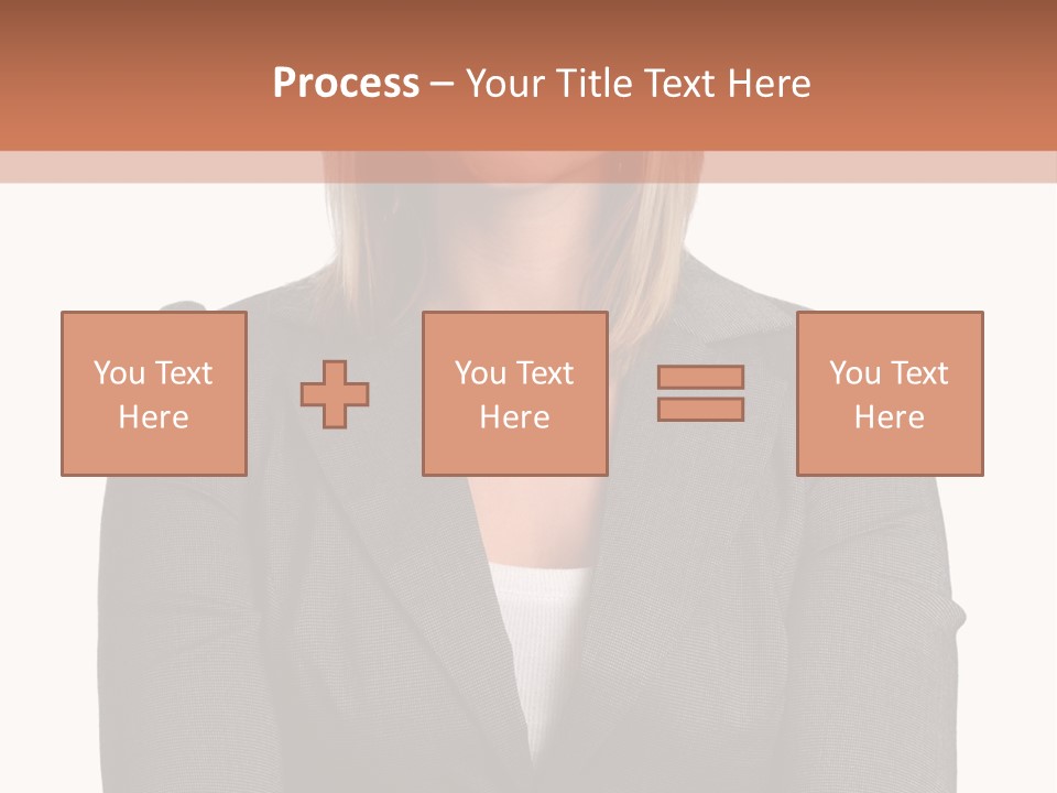A Woman Is Standing With Her Arms Crossed PowerPoint Template