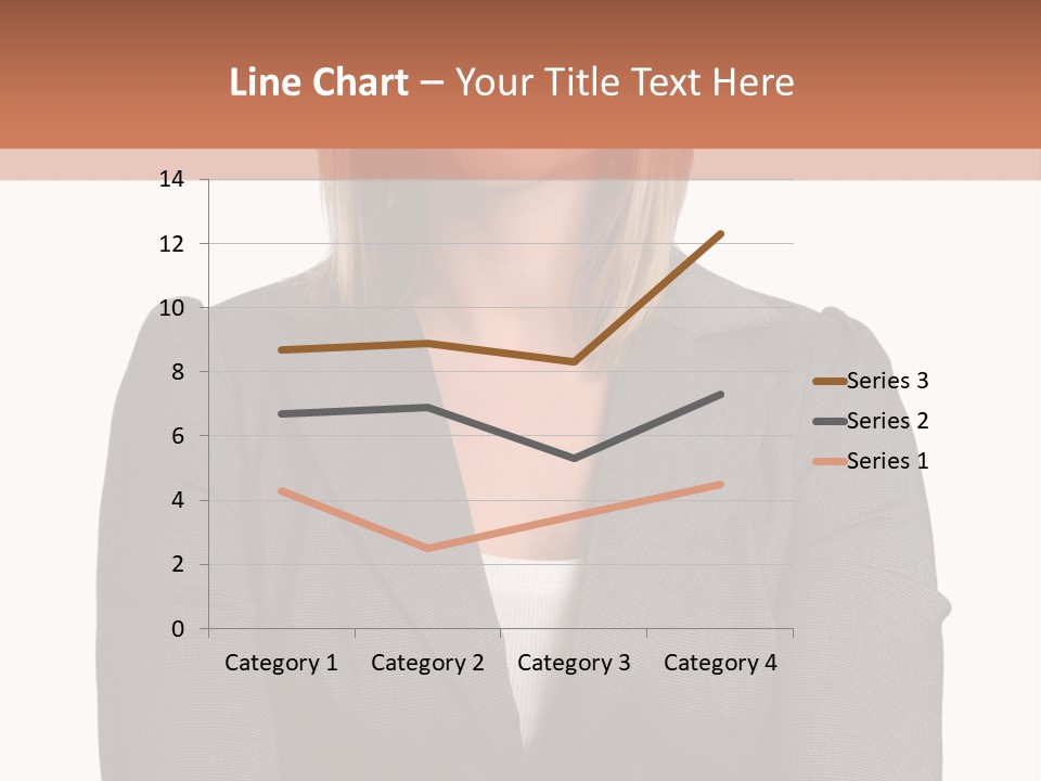 A Woman Is Standing With Her Arms Crossed PowerPoint Template