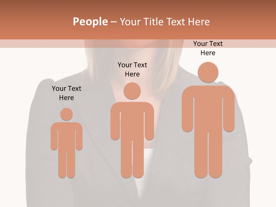 A Woman Is Standing With Her Arms Crossed PowerPoint Template