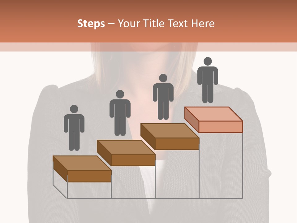 A Woman Is Standing With Her Arms Crossed PowerPoint Template