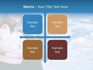 A Man And A Woman Standing Next To Each Other PowerPoint Template
