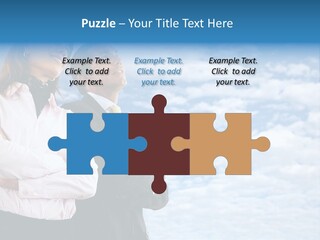 A Man And A Woman Standing Next To Each Other PowerPoint Template