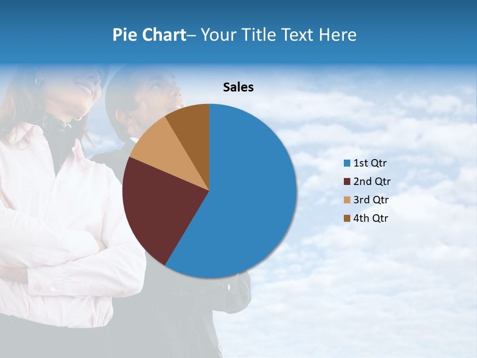 A Man And A Woman Standing Next To Each Other PowerPoint Template