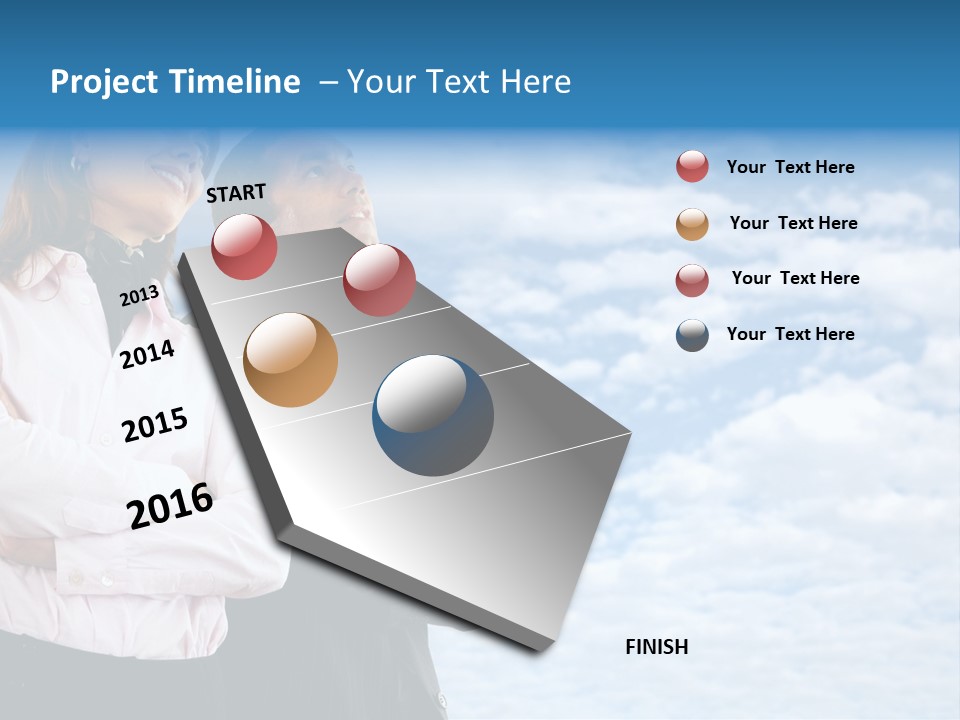 A Man And A Woman Standing Next To Each Other PowerPoint Template