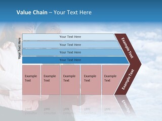 A Man And A Woman Standing Next To Each Other PowerPoint Template