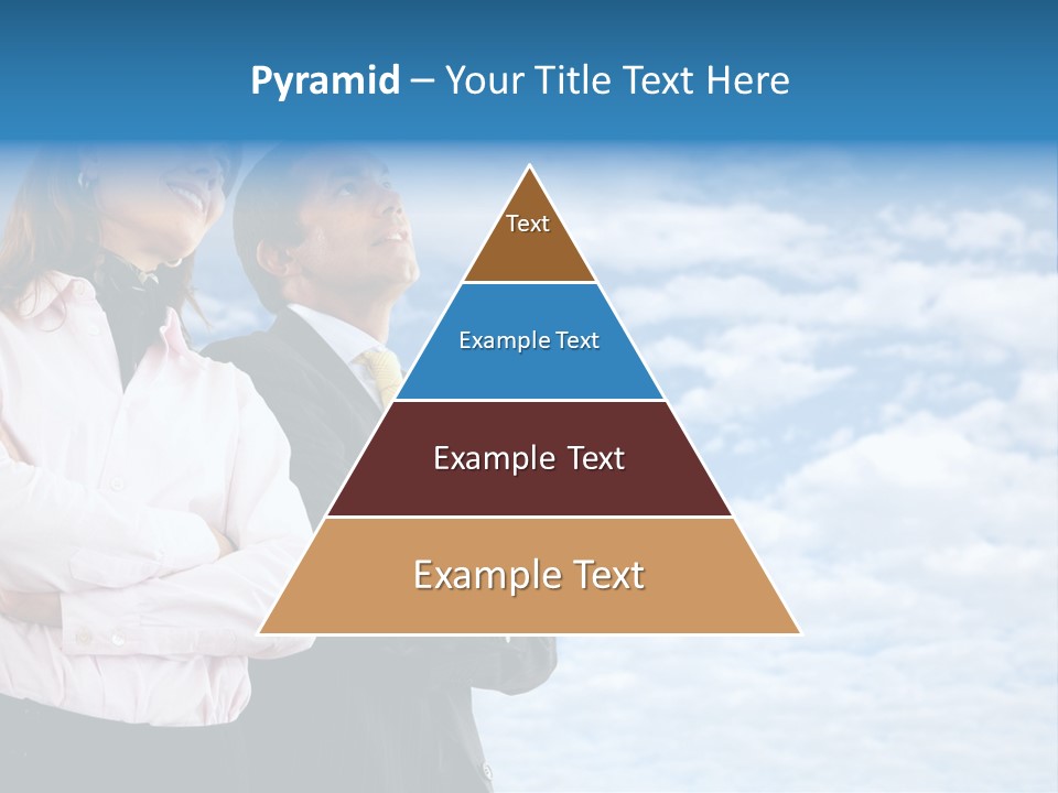 A Man And A Woman Standing Next To Each Other PowerPoint Template