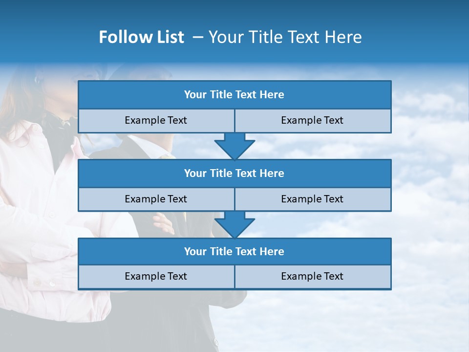 A Man And A Woman Standing Next To Each Other PowerPoint Template