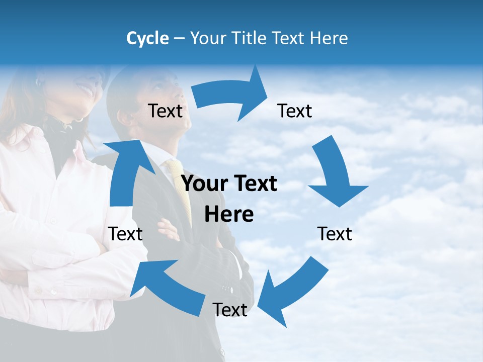 A Man And A Woman Standing Next To Each Other PowerPoint Template