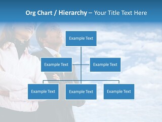 A Man And A Woman Standing Next To Each Other PowerPoint Template