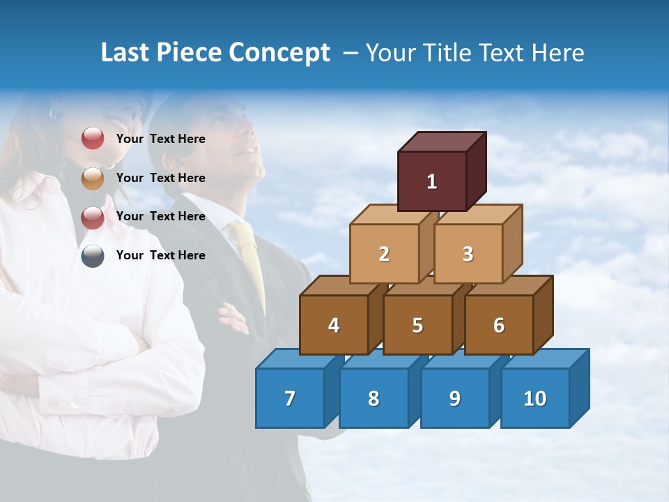 A Man And A Woman Standing Next To Each Other PowerPoint Template