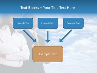 A Man And A Woman Standing Next To Each Other PowerPoint Template
