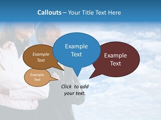 A Man And A Woman Standing Next To Each Other PowerPoint Template