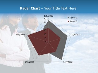 A Man And A Woman Standing Next To Each Other PowerPoint Template