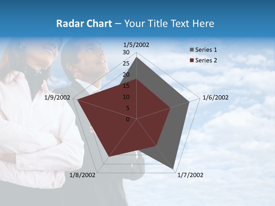 A Man And A Woman Standing Next To Each Other PowerPoint Template