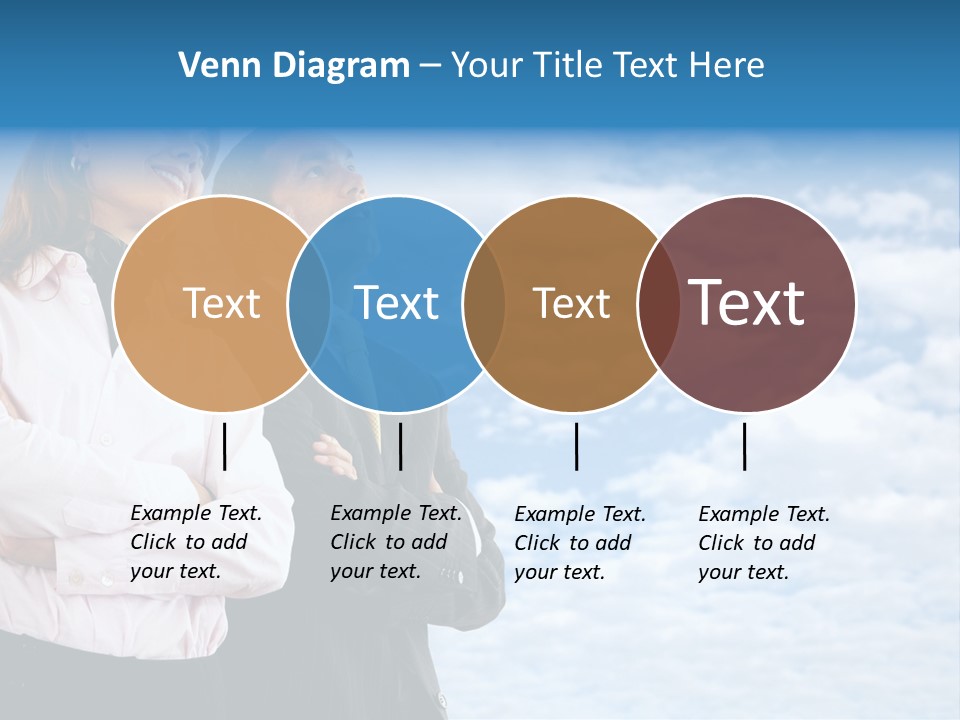 A Man And A Woman Standing Next To Each Other PowerPoint Template
