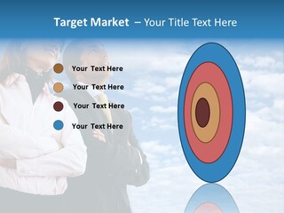 A Man And A Woman Standing Next To Each Other PowerPoint Template