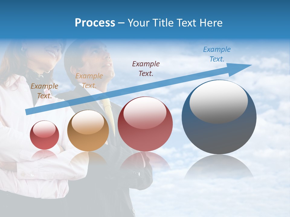 A Man And A Woman Standing Next To Each Other PowerPoint Template