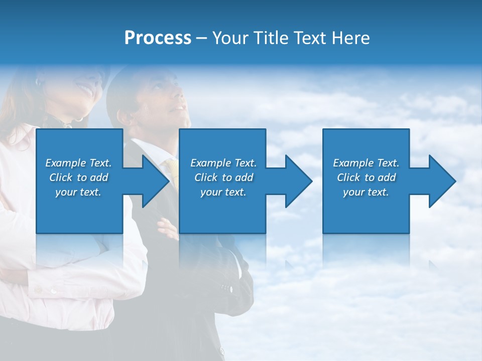 A Man And A Woman Standing Next To Each Other PowerPoint Template