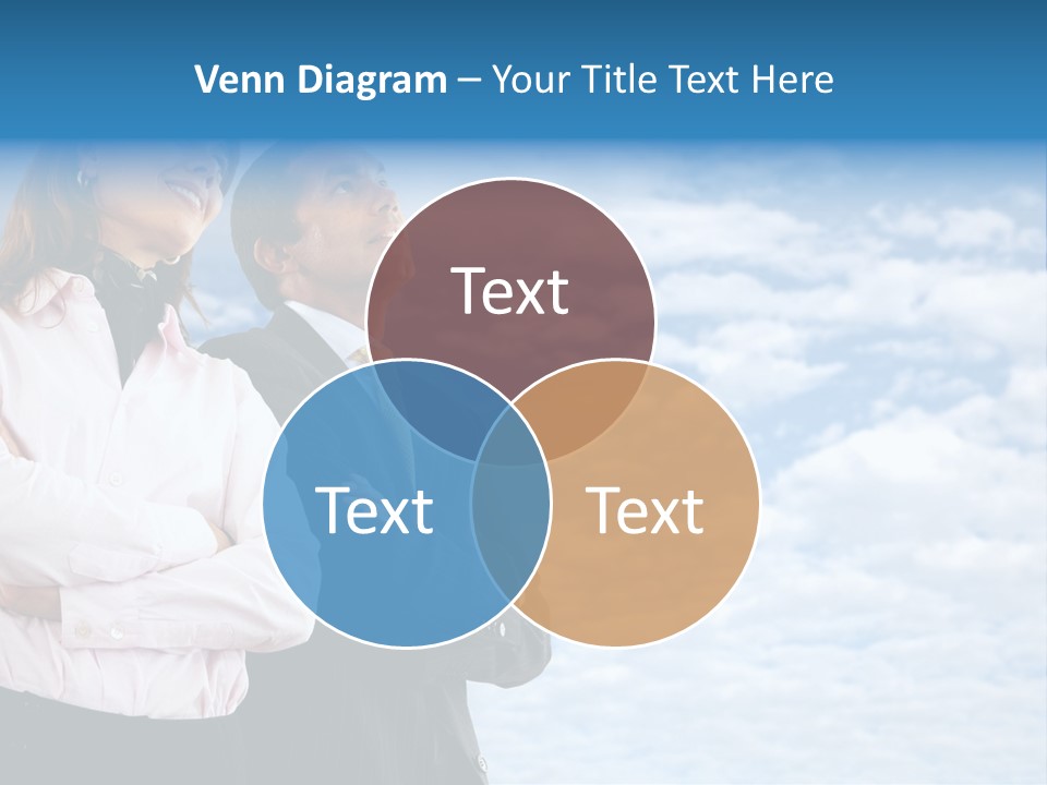 A Man And A Woman Standing Next To Each Other PowerPoint Template