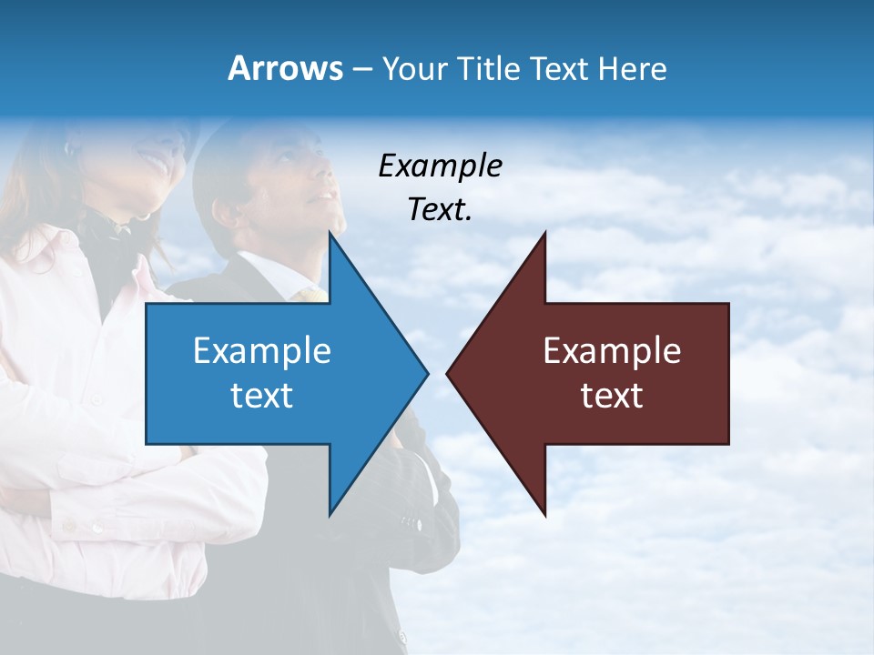 A Man And A Woman Standing Next To Each Other PowerPoint Template
