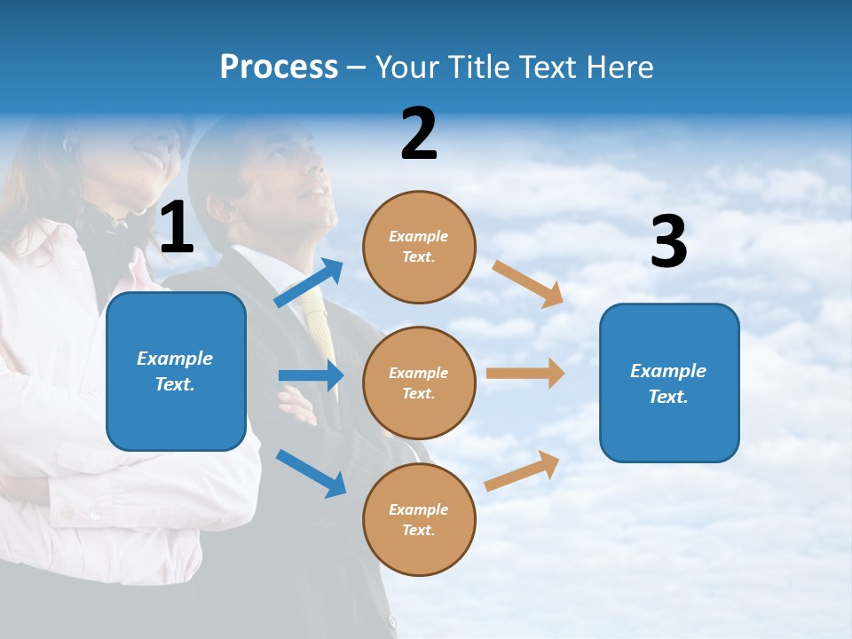 A Man And A Woman Standing Next To Each Other PowerPoint Template