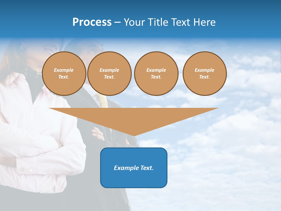 A Man And A Woman Standing Next To Each Other PowerPoint Template