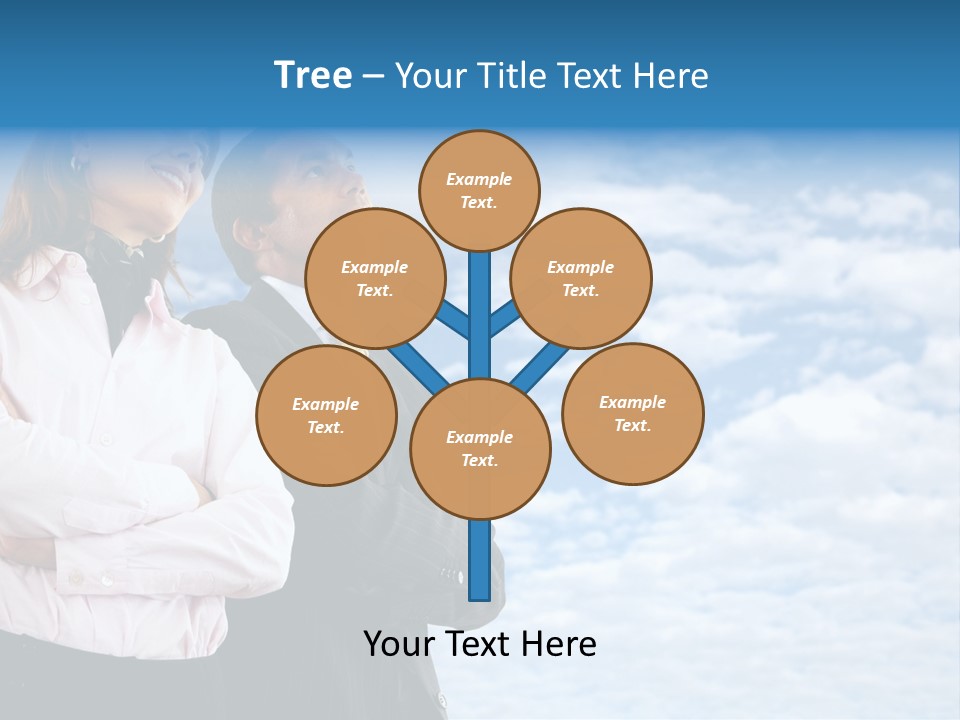 A Man And A Woman Standing Next To Each Other PowerPoint Template