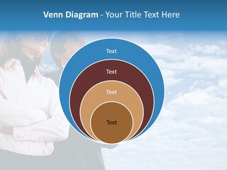A Man And A Woman Standing Next To Each Other PowerPoint Template