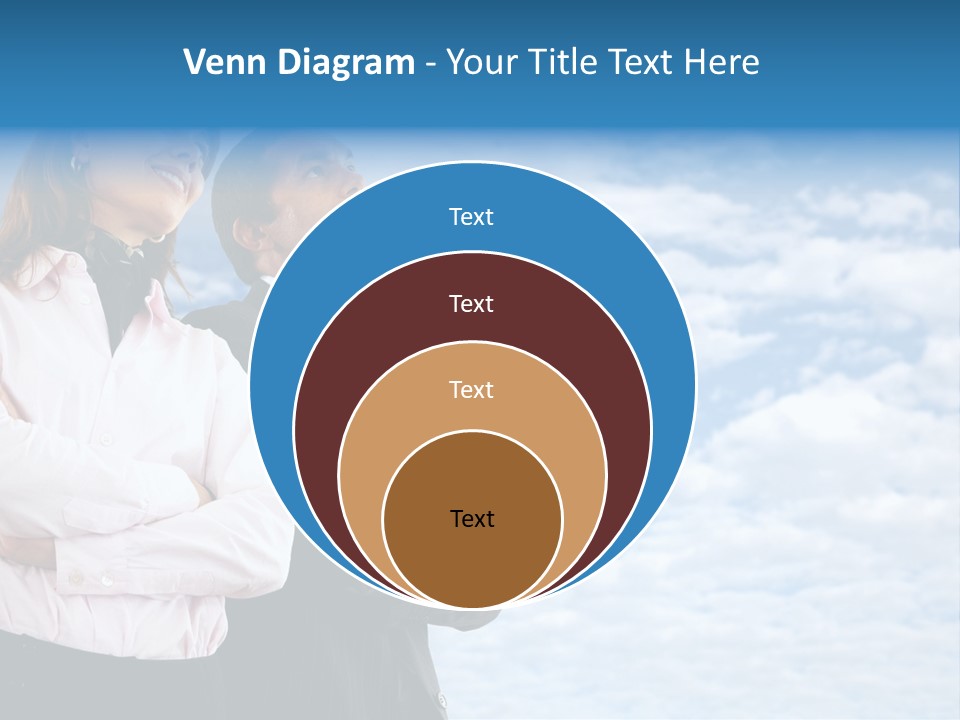 A Man And A Woman Standing Next To Each Other PowerPoint Template