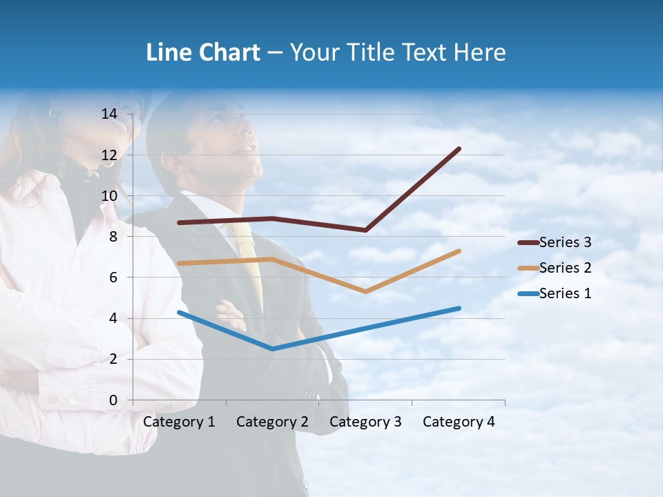 A Man And A Woman Standing Next To Each Other PowerPoint Template