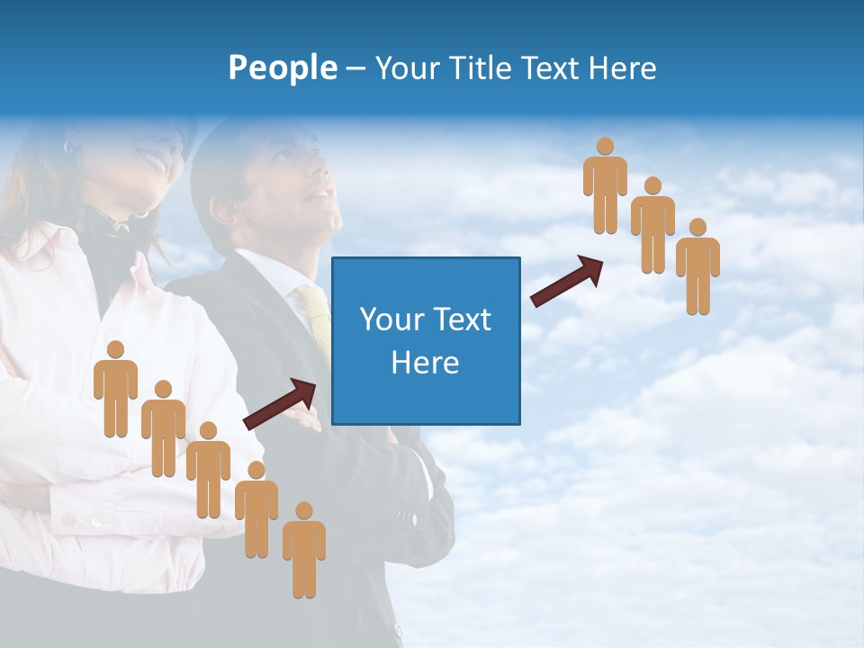 A Man And A Woman Standing Next To Each Other PowerPoint Template