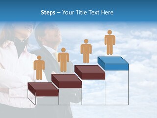 A Man And A Woman Standing Next To Each Other PowerPoint Template