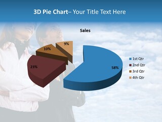 A Man And A Woman Standing Next To Each Other PowerPoint Template