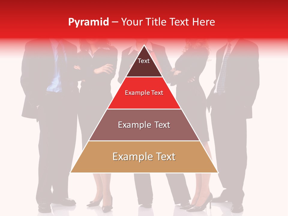 A Group Of Business People Standing Next To Each Other PowerPoint Template