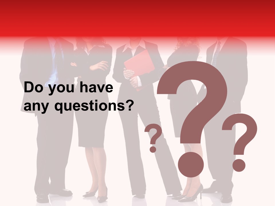 A Group Of Business People Standing Next To Each Other PowerPoint Template