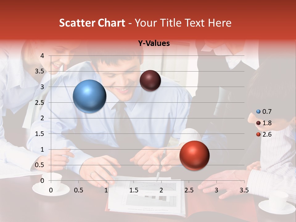 A Group Of People Sitting Around A Table Working On A Piece Of Paper PowerPoint Template