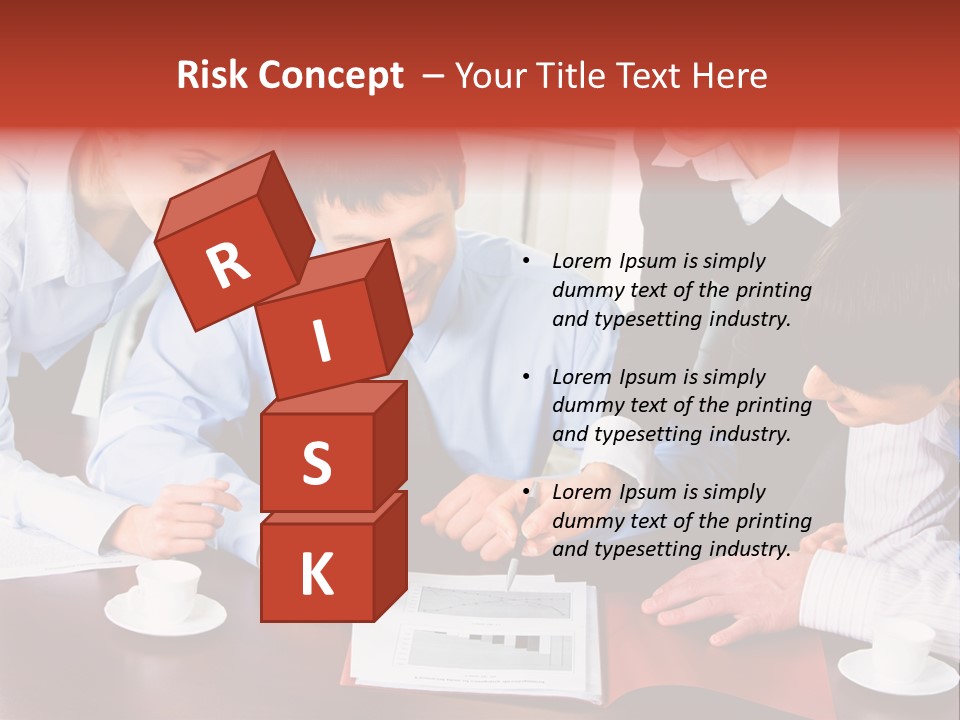 A Group Of People Sitting Around A Table Working On A Piece Of Paper PowerPoint Template