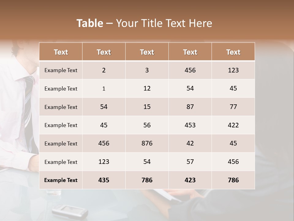 A Group Of People Sitting Around A Table With Laptops PowerPoint Template