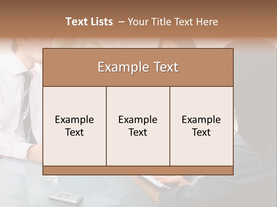A Group Of People Sitting Around A Table With Laptops PowerPoint Template