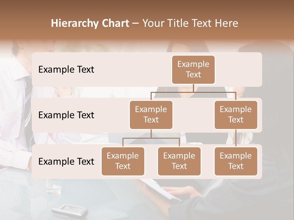 A Group Of People Sitting Around A Table With Laptops PowerPoint Template