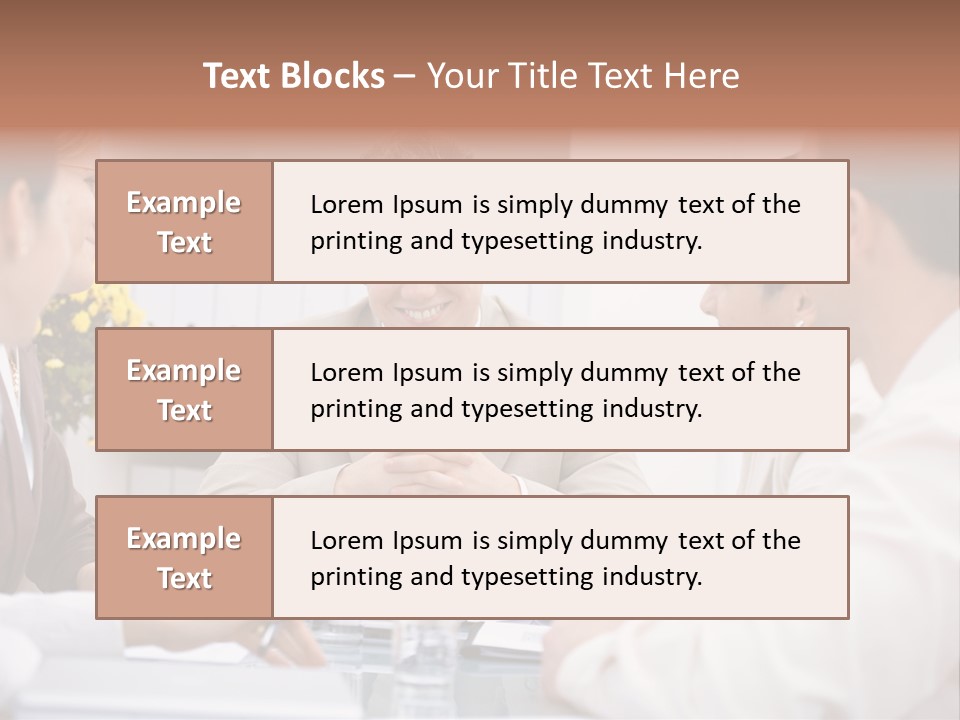 A Group Of People Sitting Around A Table Talking PowerPoint Template