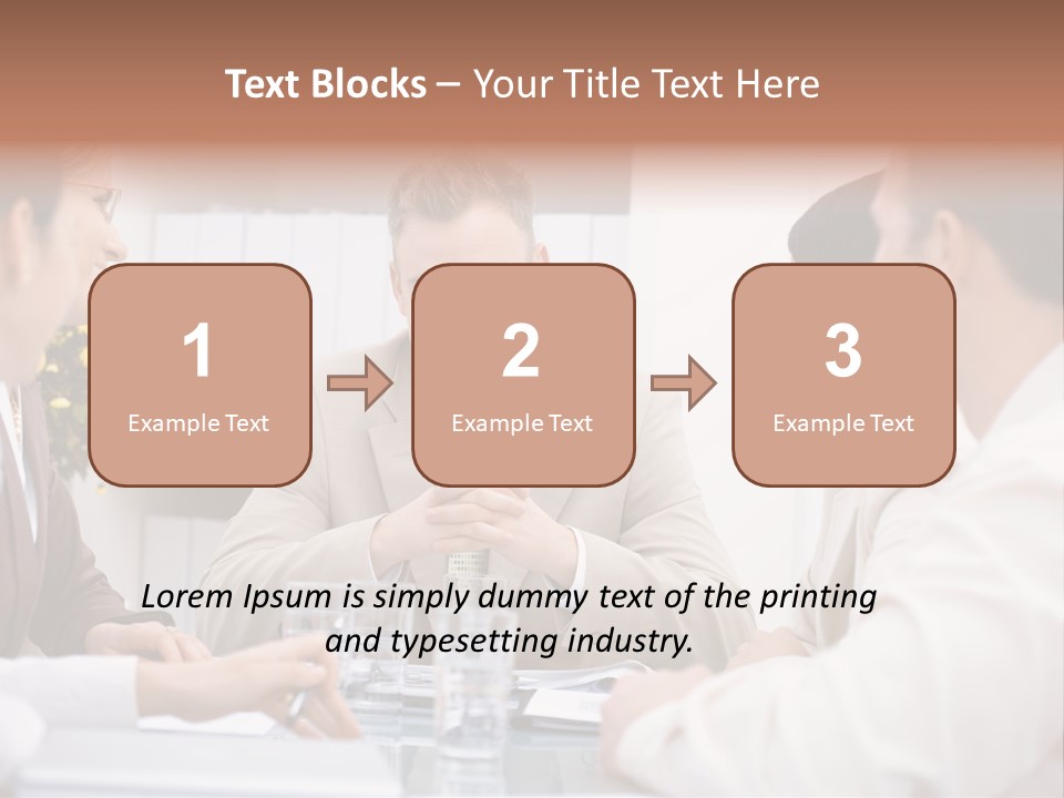 A Group Of People Sitting Around A Table Talking PowerPoint Template