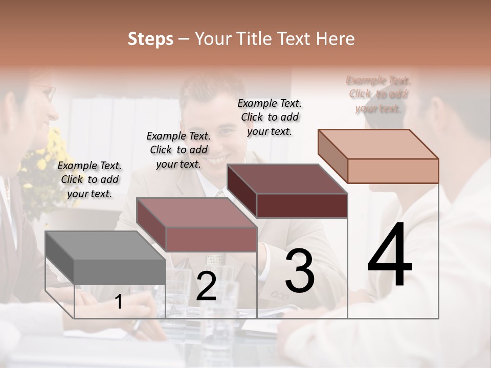 A Group Of People Sitting Around A Table Talking PowerPoint Template